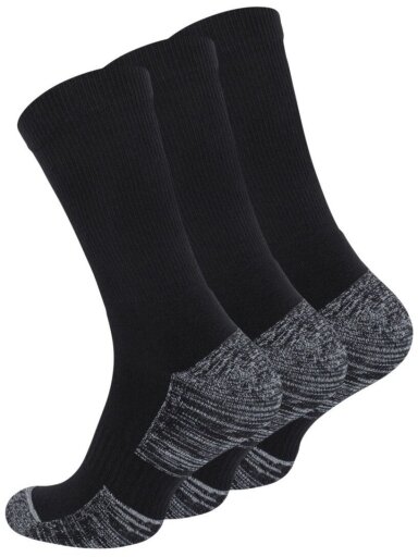 „Stark Soul®“ 3 porų unisex žygio kojinės su paminkštintu padu, juodos, 35-47 „Stark Soul®“ 3 porų unisex žygio kojinės su paminkštintu padu, juodos, 35-47