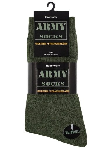 Vyriškos „ARMY“ kojinės, tamsiai žalios, 5 porų Vyriškos „ARMY“ kojinės, tamsiai žalios, 5 porų