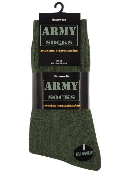 Vyriškos „ARMY“ kojinės, tamsiai žalios, 5 porų Vyriškos „ARMY“ kojinės, tamsiai žalios, 5 porų